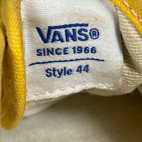 Vans Authentic 44 DX Anaheim Factory Mens Sz 7.5 Shoes Yellow Scene AW Sneakers main image 6